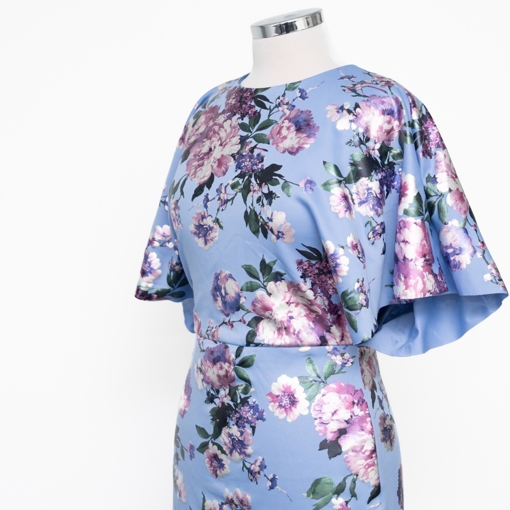 Black‎ Halo | Ula Floral Sheath Dress. - Picture 10 of 13